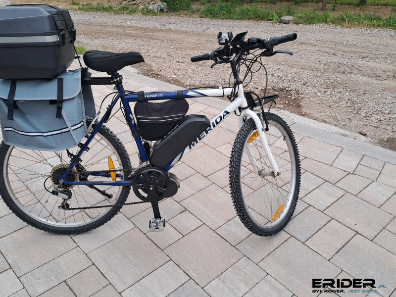 rower elektryczny z centralnym silnikiem Bafang 750W